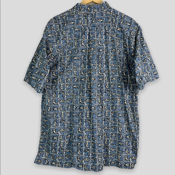 Hook & Tackle Outfitters Button Down Fish All Over Print Shirt Men’s Size XL - Picture 4 of 7